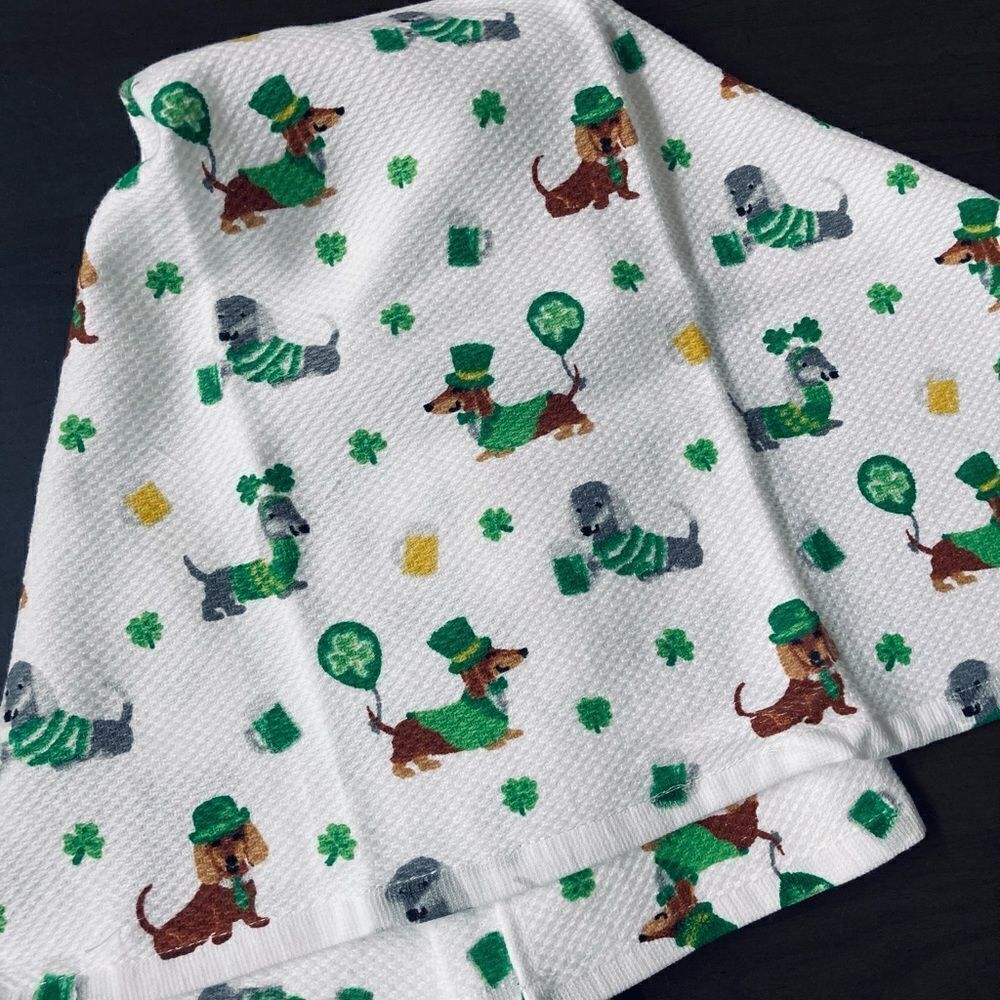 St. Patrick Dachshund Corgi Dog Kitchen Bundle - Picture 2 of 8